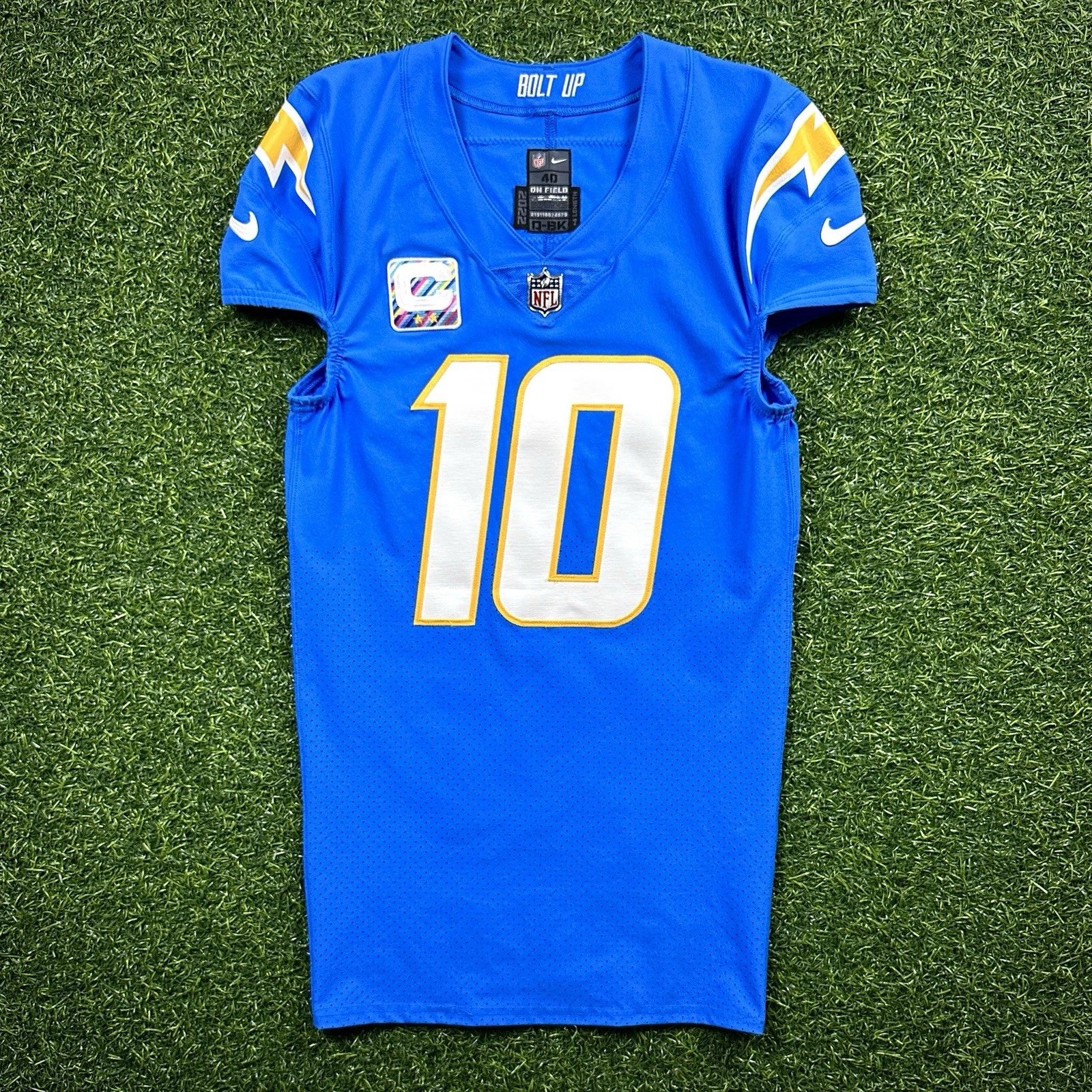 10/17/2022 Nike NFL Team Issued Game Jersey Justin Herbert
